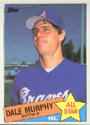 1985 Topps Baseball Cards      716     Dale Murphy AS